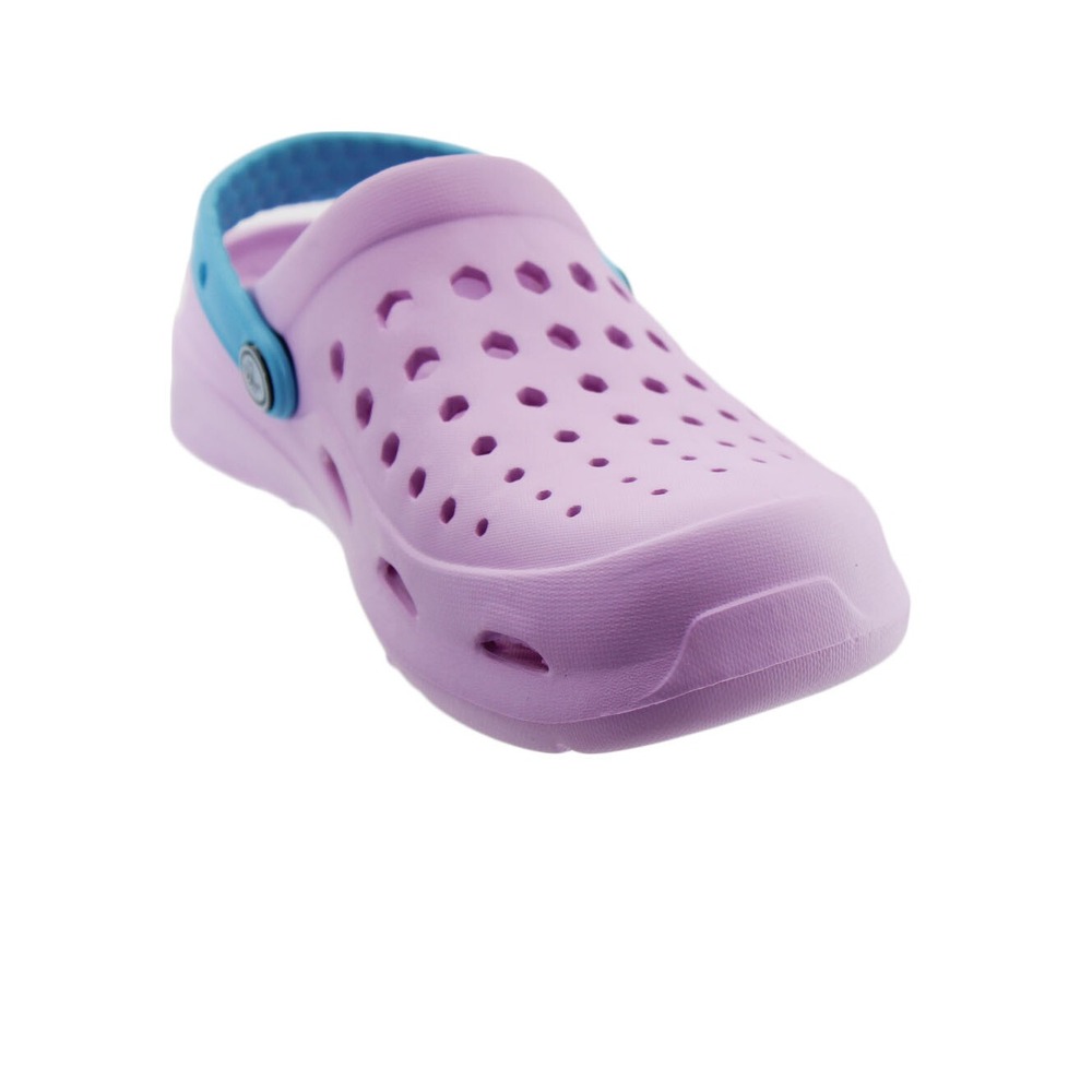 Big Girls Clogs Joybees Harper Slip-On Apparel Water Shoes Purple/Blue Size J5